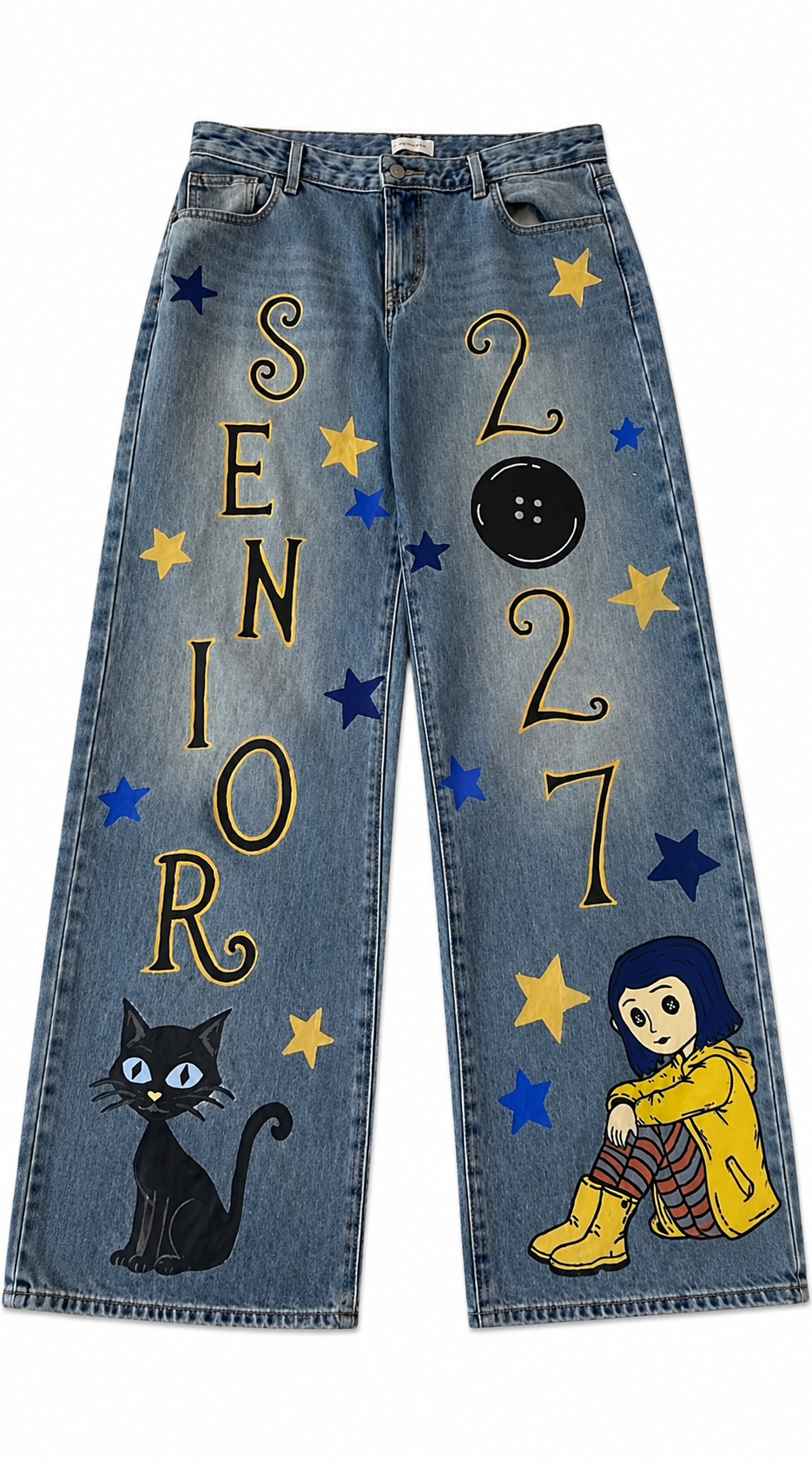 Custom Coraline Senior Jeans