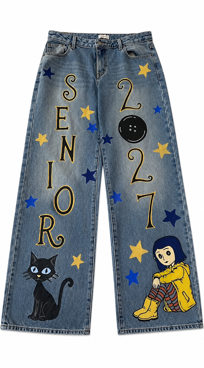 Custom Coraline Senior Jeans
