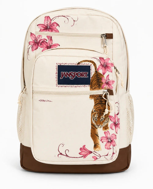 Tiger Blossom Floral BackPack
